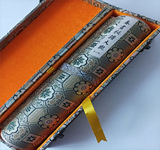 卧龙书画装裱案例